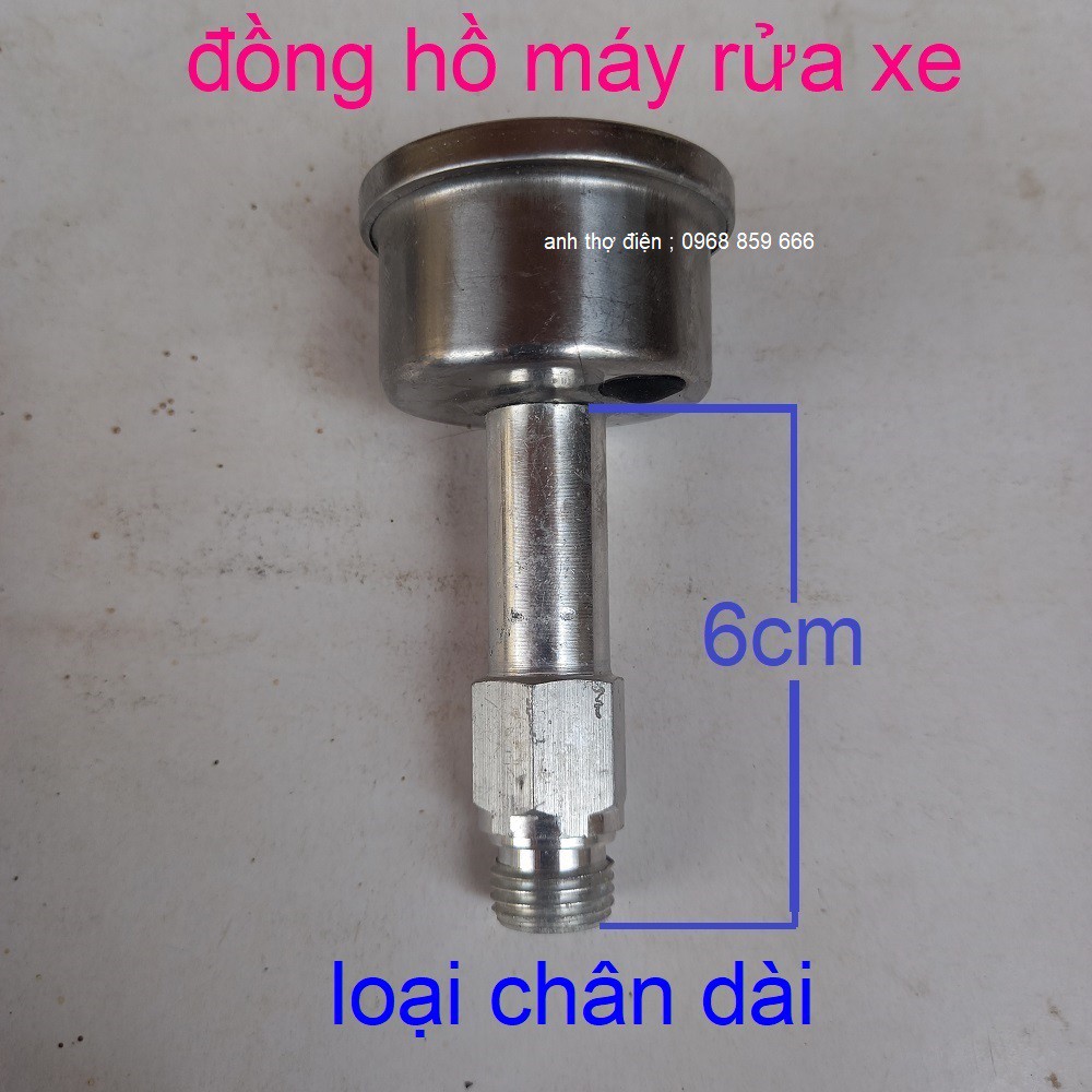 ĐỒNG HỒ ĐO ÁP LỰC NƯỚC MÁY XỊT RỬA CAO ÁP - PHỤ KIỆN MÁY RỬA XE