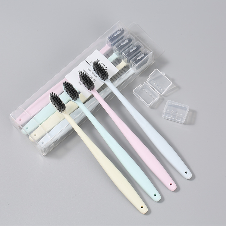 Bộ 4 bàn chải đánh răng ALU mềm phong cách Nhật Bản chuyên dụng cho người lớn