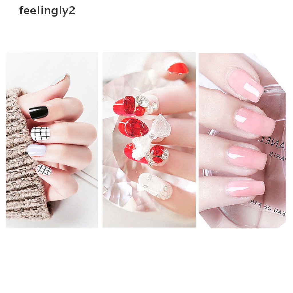 Miếng Dán Móng Tay Hai Mặt Trong Suốt Linh Hoạt