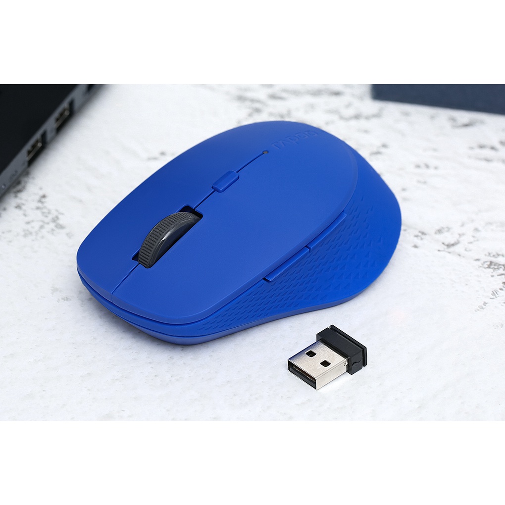 Chuột không dây Rapoo M300 Silent - Đa kết nối USB Receiver 2.4GHz / Bluetooth 3.0, 4.0