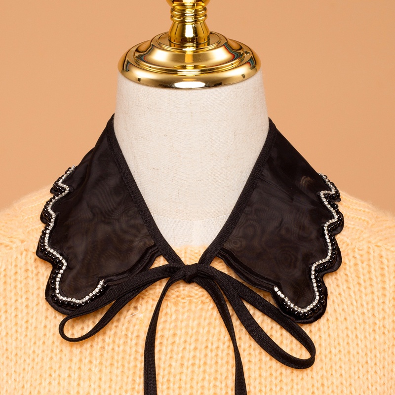 Cổ Áo Sơ Mi Giả Phối Ren Thời Trang Cho Nữ