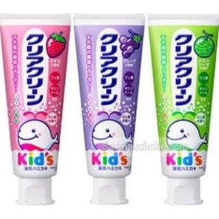 Kem đánh răng kao kid Nhật bản (dâu,do,dưa gang)