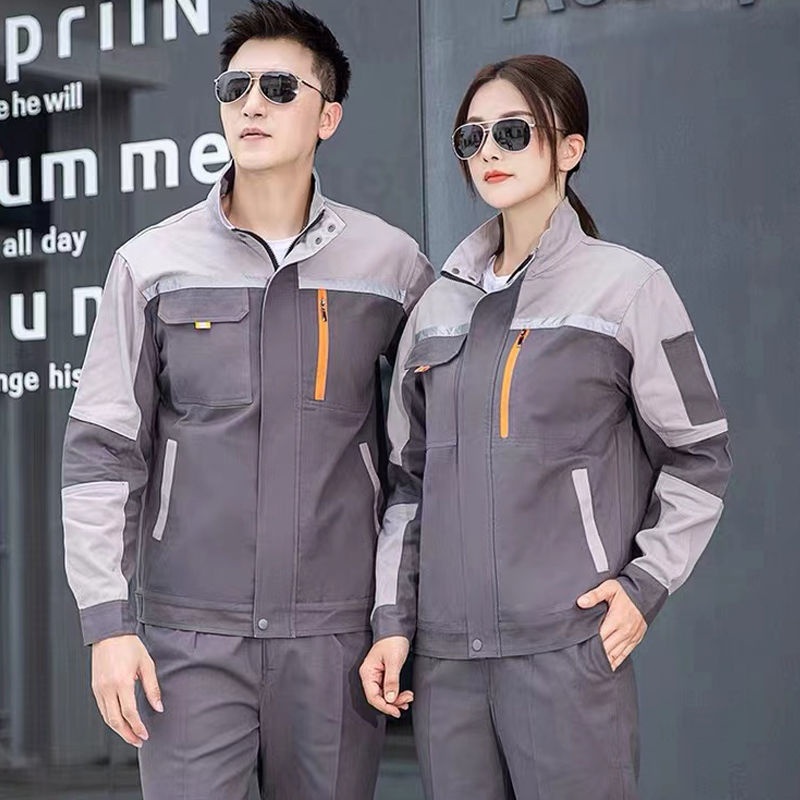 Bộ đồ bảo hộ lao động phản quang chống ăn mòn phong cách thu đông cho nam và nữ