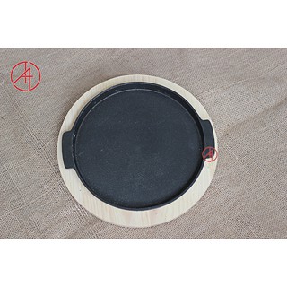 Bộ Đế và Chảo Gang Chống dính làm Bít Tết|chảo bánh mỳ|chảo bếp cồn