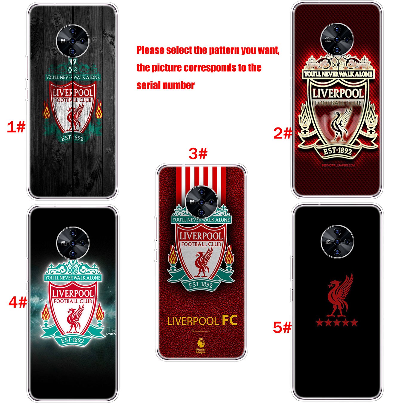 Ốp Lưng Silicone Họa Tiết Hình Logo Liverpool Thời Trang Cho Xiaomi Redmi Note 8 7 6 5 Plus Pro 8a