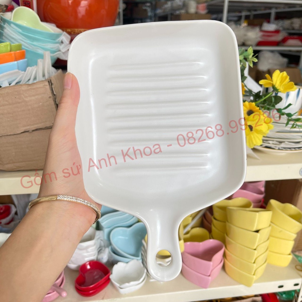 Bộ bát đĩa sứ,Chén Dĩa Sứ Bát Ăn Cơm Decor trang trí món ăn tiện lợi sét trắng 17 món xinh yêu