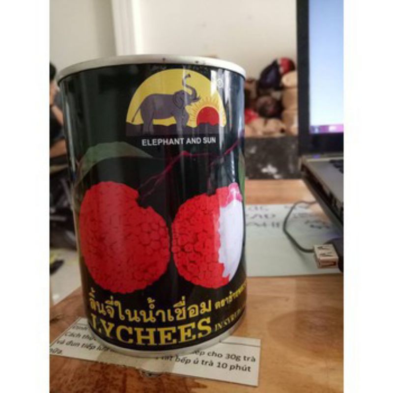 10 lon vải elephant and sun 425 g