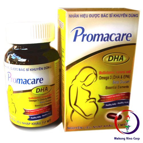 PROMACARE cung cấp dưỡng chất cho mẹ bầu- lọ 30 viên