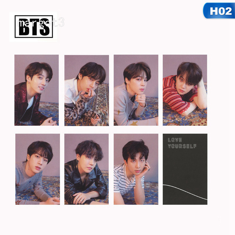 Bộ Hình Thẻ Lomo Nhóm Nhạc Kpop Bts