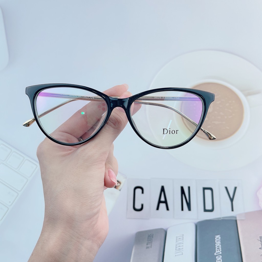 Gọng kính mắt mèo kim loại 5029 – Tiệm kính Candy