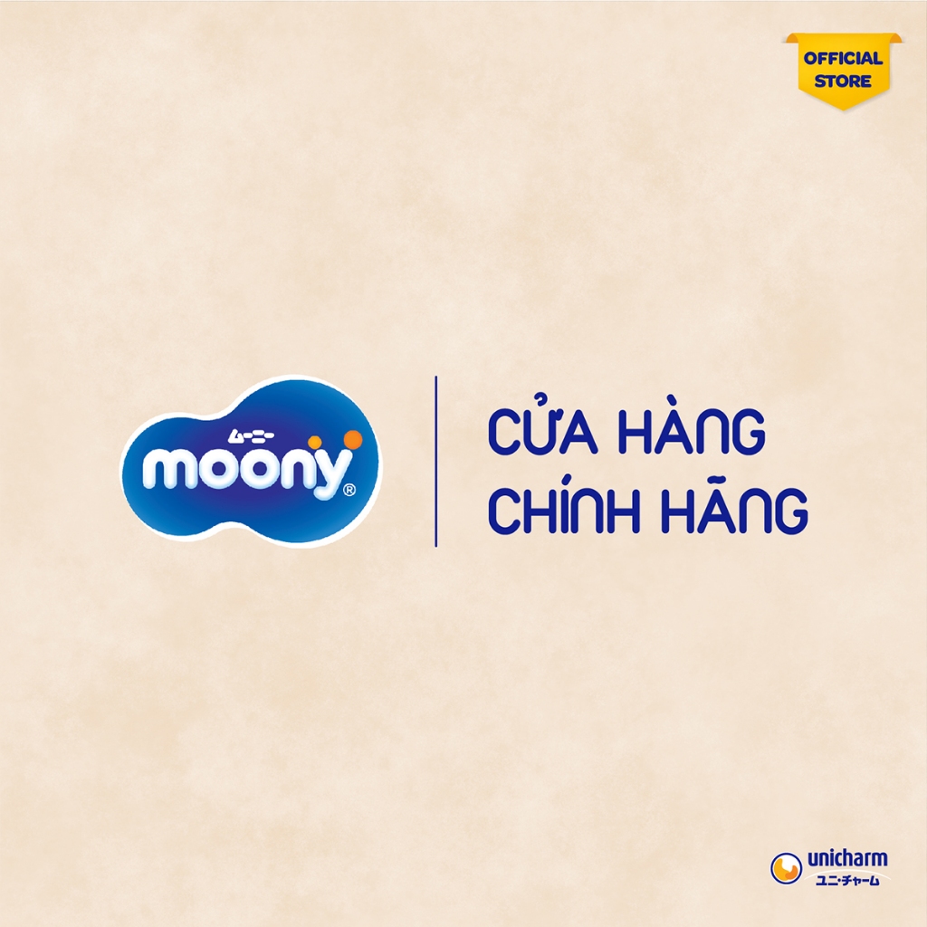 Tã dán Moony Natural siêu cao cấp NB62/S58+2 - Nhập khẩu từ Nhật Bản