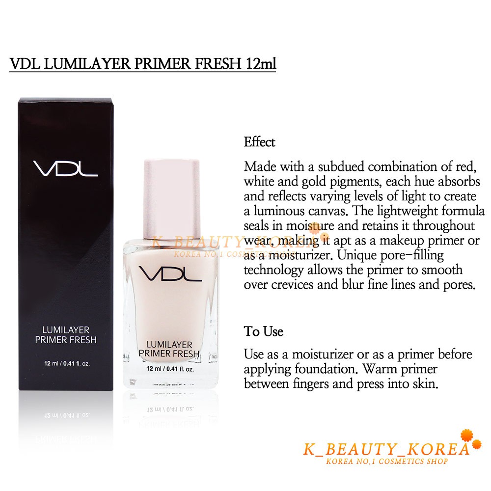 VDL (Hàng Mới Về) Kem Lót Trang Điểm Dung Tích 12ml Tiện Dụng Chất Lượng Cao | BigBuy360 - bigbuy360.vn