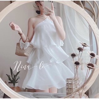 ĐẦM YẾM TẦNG VOAN LỤA TRỐNG LƯNG [kèm ảnh thât]