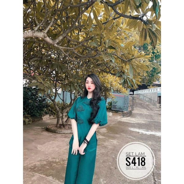 Sét Lam Đi Chùa Big Size (55kg đến 100kg)