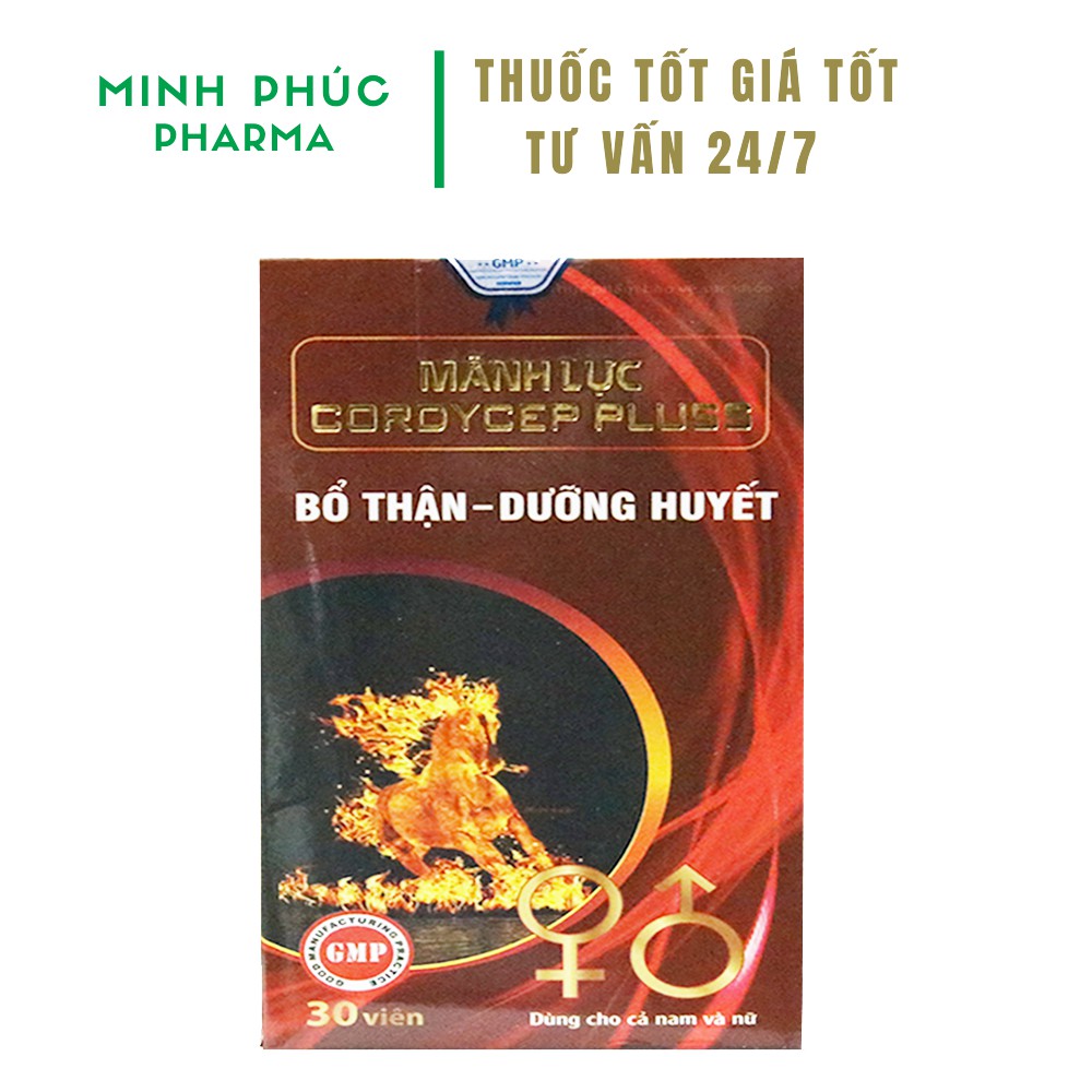 Mãnh Lực Cordycep Plus - Bổ Thận, Tráng Dương, Tăng Cường Sinh Lý