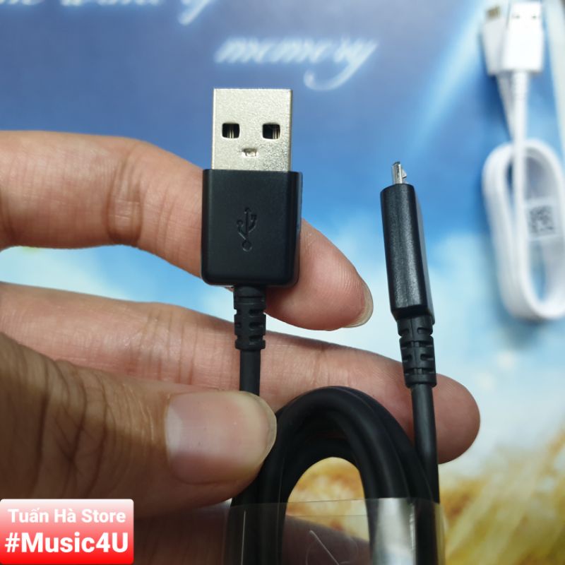 Cáp sạc nhanh Samsung chuẩn đầu ra Micro USB [Music4U]