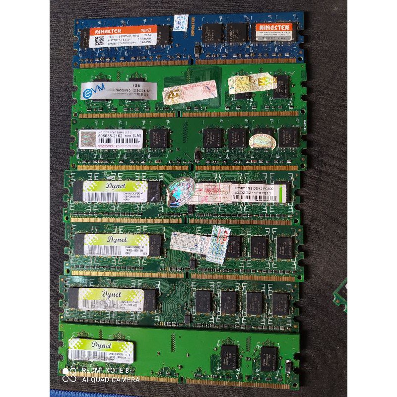 Thanh lý ram ddr2 1gb và 2gb
