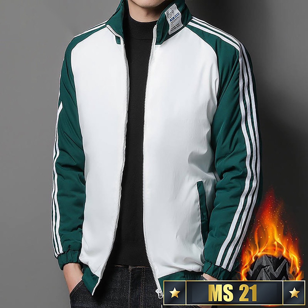 Áo khoác dù nam julido store, áo khoác nam hai lớp màu trắng cao cấp kdn00000