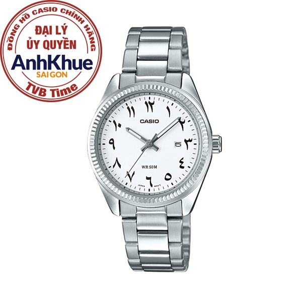 Đồng hồ nữ dây kim loại Casio chính hãng Anh Khuê LTP-1302D-7B3VDF (30mm)