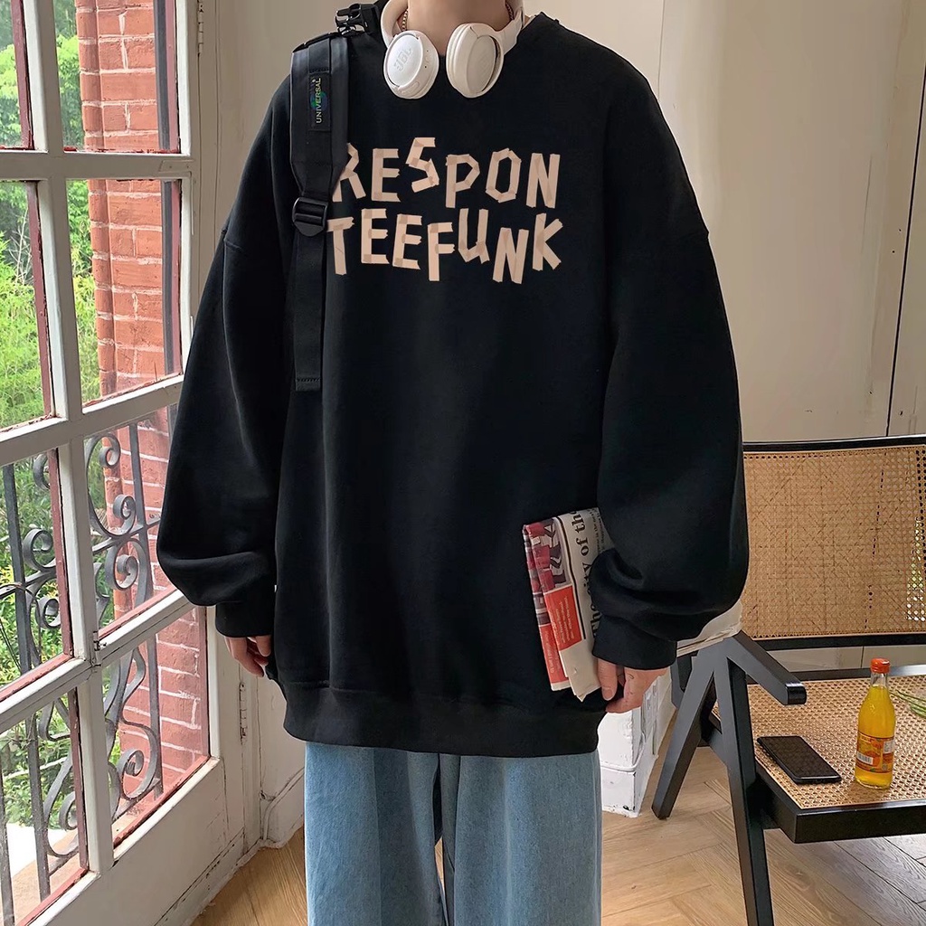 Áo Sweater Nỉ Bông Love Wins Thu Đông Ulzzang hiphop In Unisex Form Rộng Y33