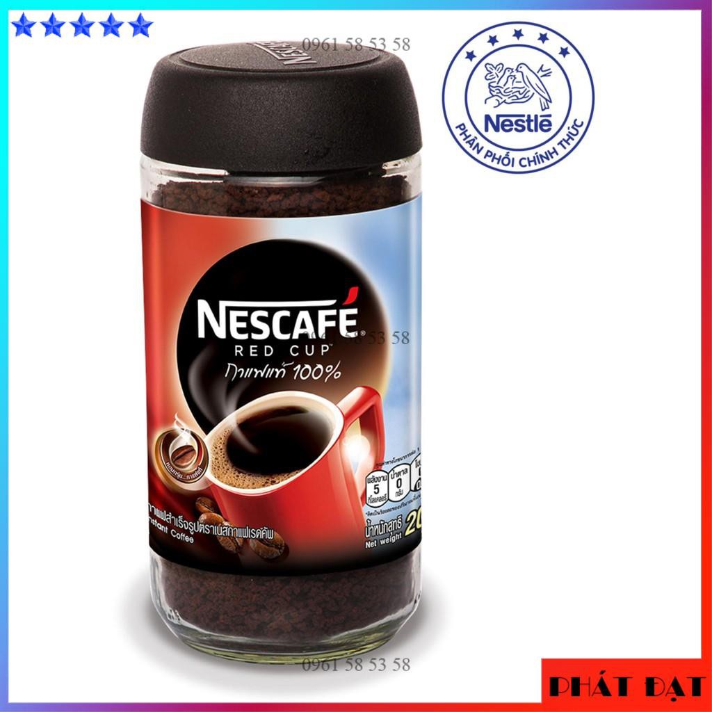 [CHÍNH HÃNG] Cà phê hòa tan nguyên chất 200g Nescafé Red Cup Thái Lan (TĐSG)