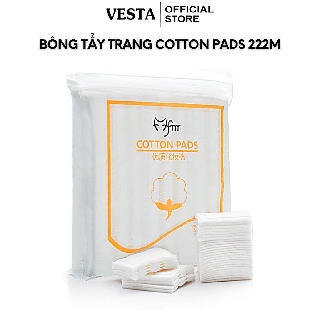 Bông Tẩy Trang 3 Lớp 𝑭𝒓𝒆𝒆𝒔𝒉𝒊𝒑 Bổng Tẩy Trang Cotton Pads Mofa Meiren Túi 222 Miếng