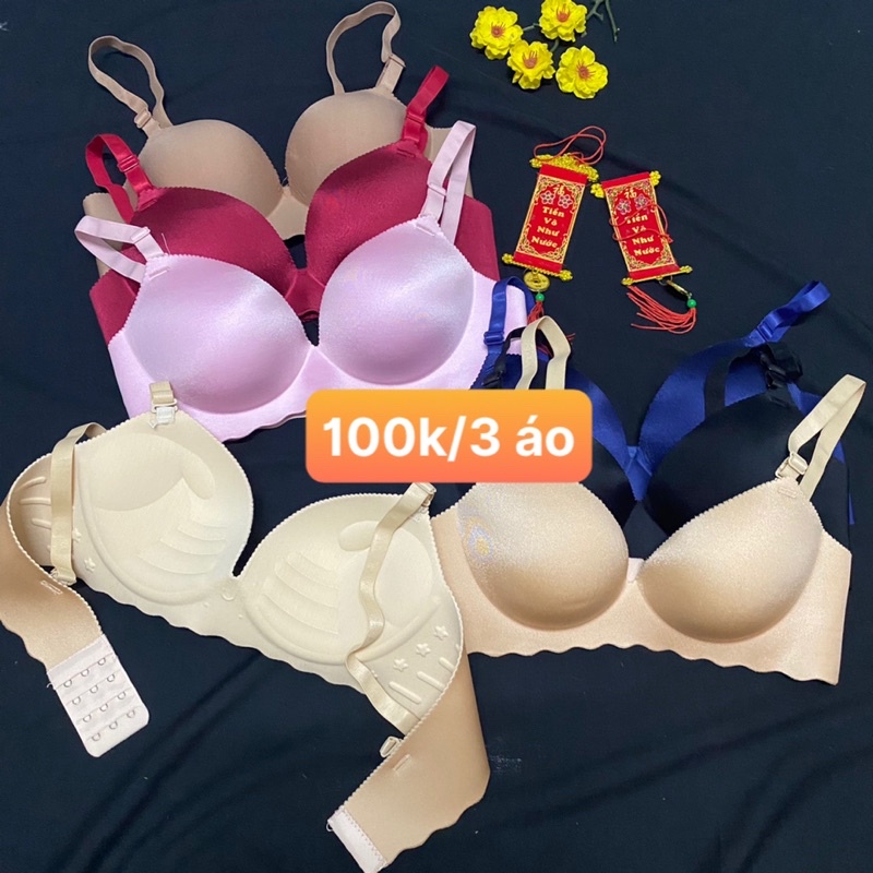 Combo 3 áo su đúc không gọng nâng ngực đẹp