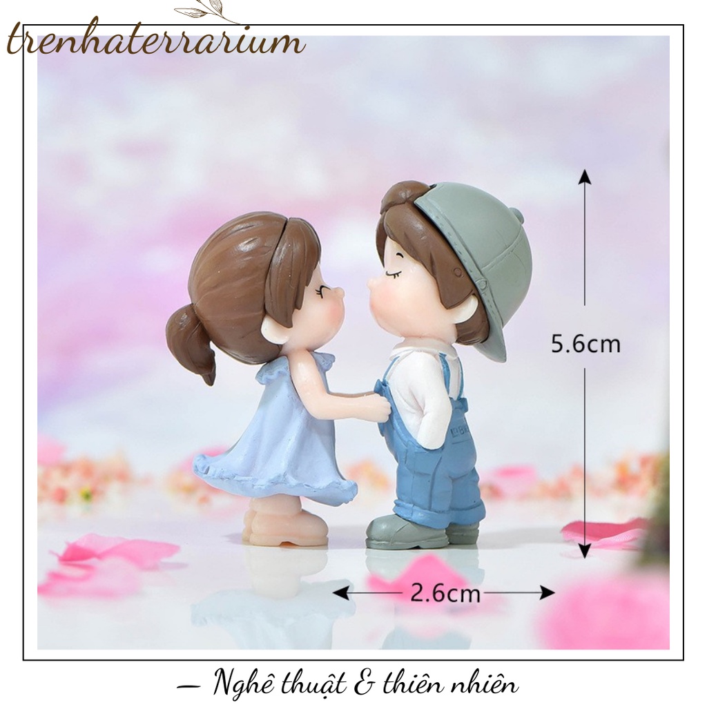 Tiểu cảnh cặp đôi khiêu vũ trang trí DIY, terrarium