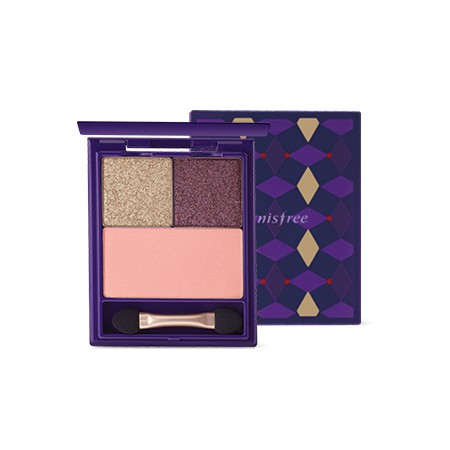 Phấn mắt Innisfree 2017 HOLIDAY MY PALETTE ( tím )