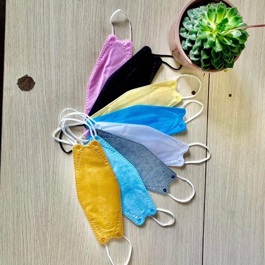 Khẩu trang 4D VNN94, 4 lớp kháng khuẩn, kiểu dáng 4D Hàn Quốc hàng chính hãng Khẩu trang y tế Tây Sài Gòn