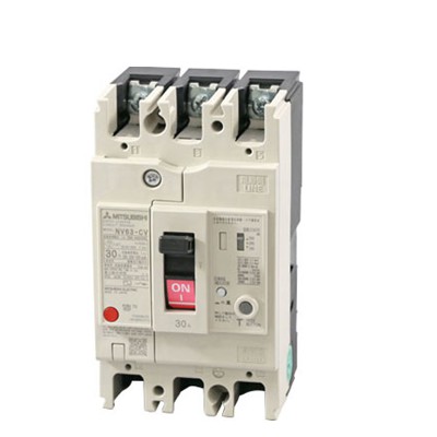 CB KHỐI Mitsubishi NV63-CV 3P 5kA 30mA 5A, 10A, 15A, 20A, 30A, 40A, 50A, 60A, 63A