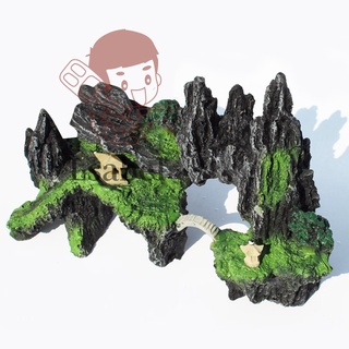 Mô Hình Hòn Non Bộ Trang Trí Bể Cá