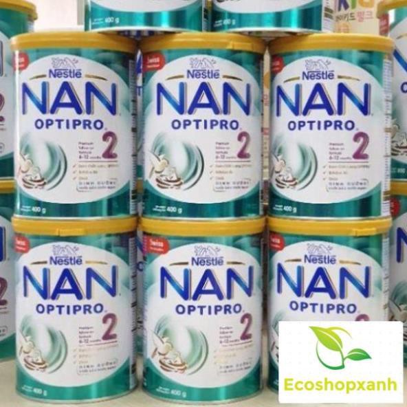 Combo 3 lon Sữa NAN OPTIPRO 2 Mẫu Mới 400g (Date 2021)