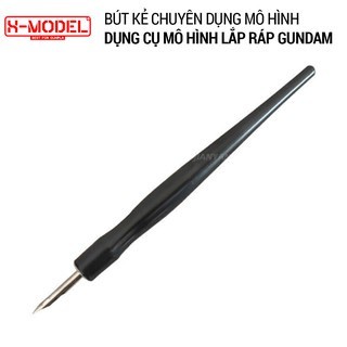 Dụng cụ làm mô hình XM42 Bút kẻ kim loại, kẻ lằn chìm sử dụng băng mực bơm không dễ phai màu XMODEL
