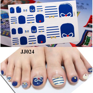 Miếng dán móng chân - Nail Wraps (22 miếng dán khô)