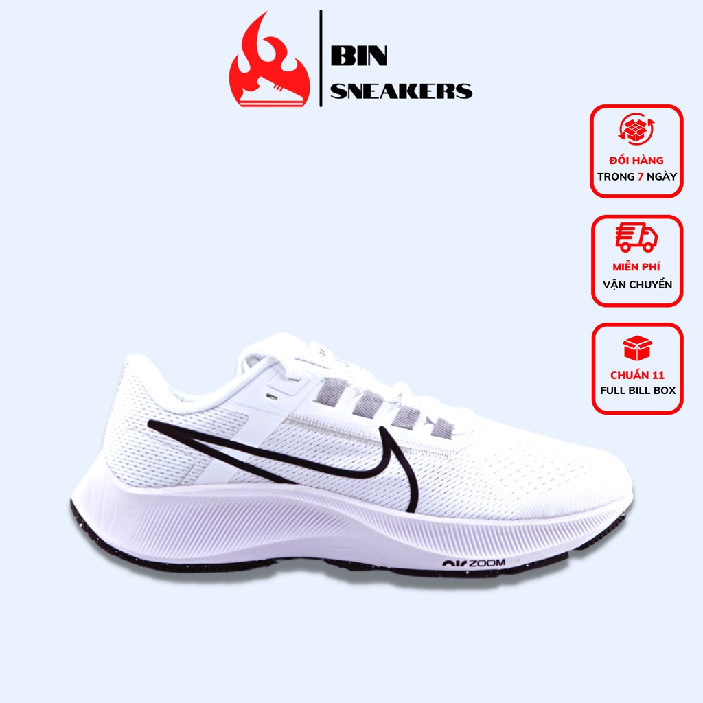 Giày Thể Thao Nam Trắng Nike Thời Trang Siêu Nhẹ Êm - Giày Nike Chạy Bộ Tập Gym Hàng Cao Cấp Full Box