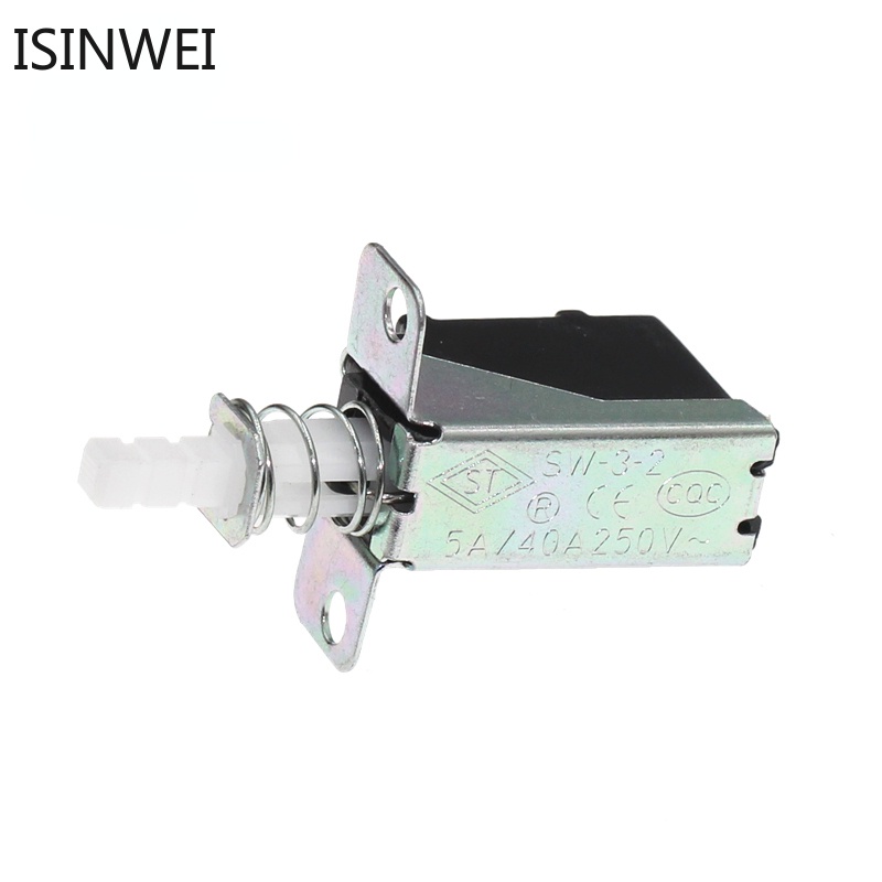 Set 5 Công Tắc Tự Khóa Không Khóa 2Pin 5A KCD-A10 SW-3 A04