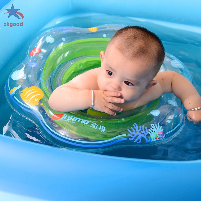 Inflatable Baby Pool Float Swimming Ring with Safely Seat Swim Bath Water Toys Beach for Kids Toddlers Swim Training