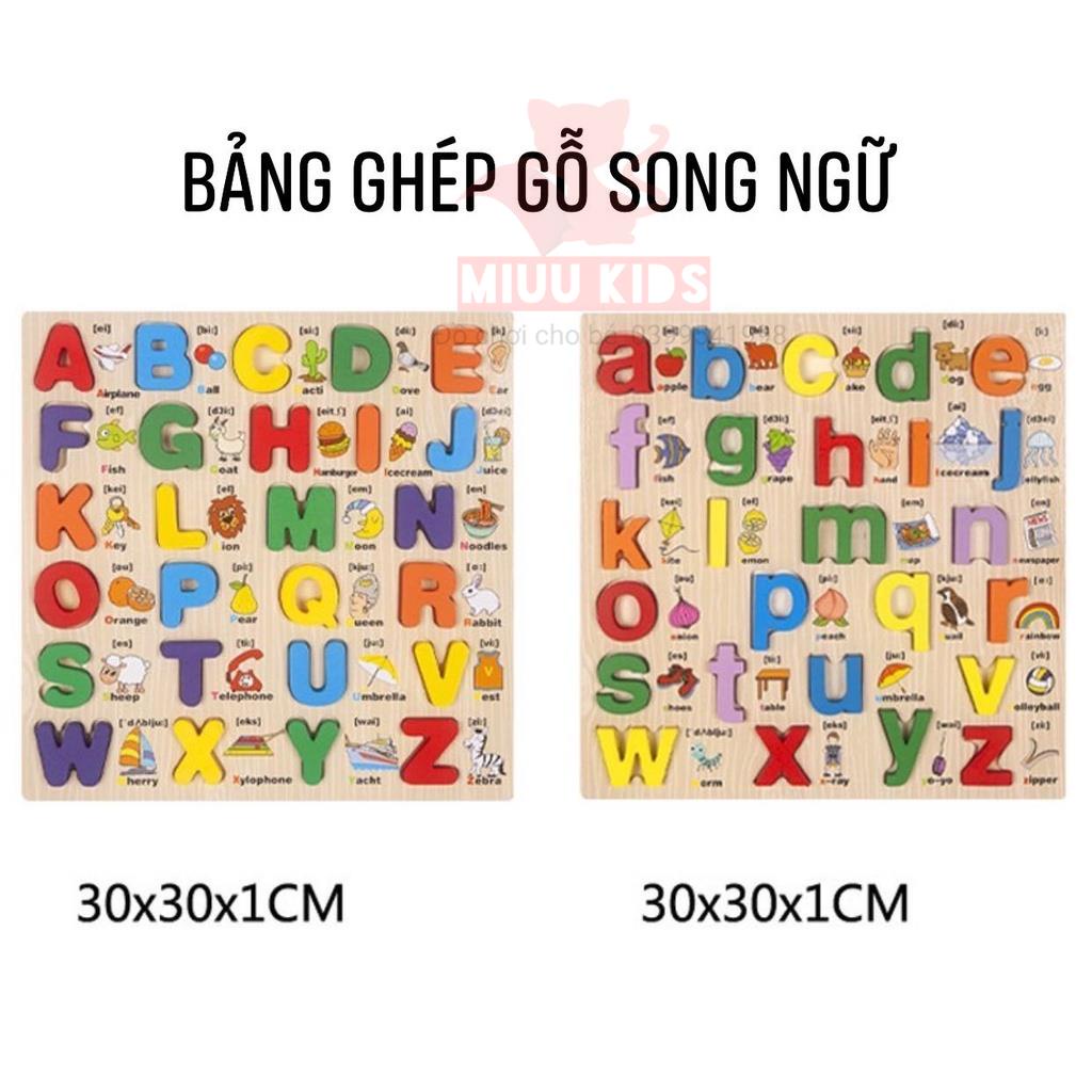 Đồ Chơi Giaó Dục Sớm_ Bảng Song Ngữ Số Học_ Cho Bé Tập Nhận Biết Chữ Số