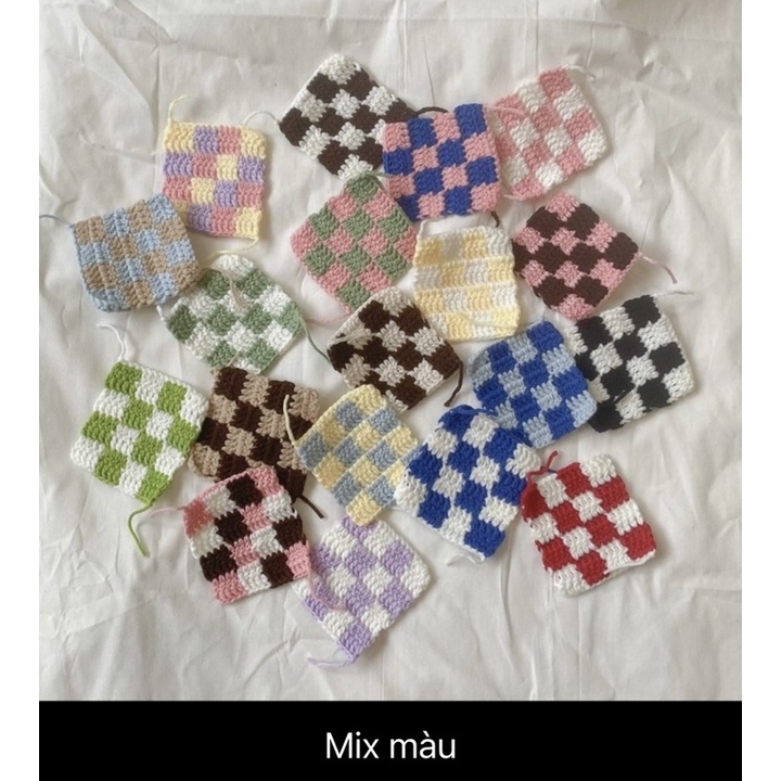 Túi caro len handmade