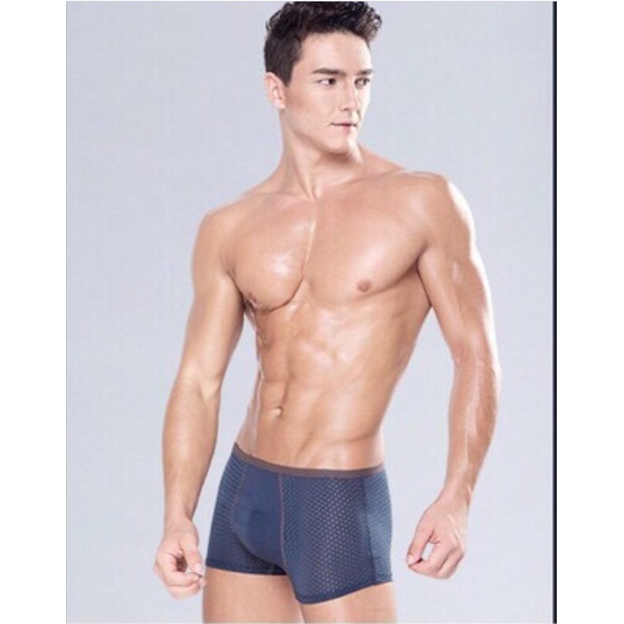 HỘP 4 Quần sịp boxer nam thông hơi cao cấp kháng khuẩn xuất nhật LOTNAM08