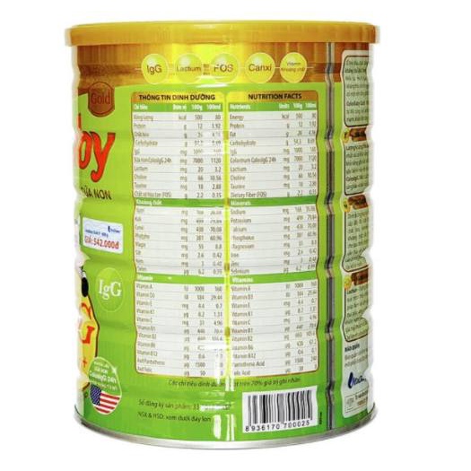 Sữa Bột Colosbaby Bio Gold 2+ 800gram/lon