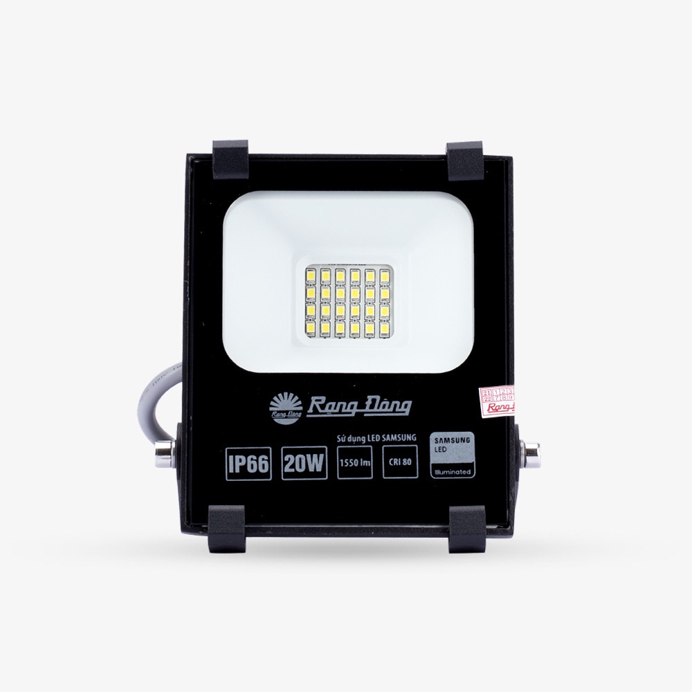 Đèn pha Led ngoài trời 20W chống nước, Đèn pha led Rạng Đông Model: CP06/20W siêu sáng, độ bền cao
