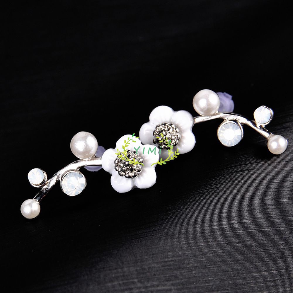 COD Hoa tai xòe nữ thanh lịch Hàn Quốc với pha lê rhinestone❤Yimi❤