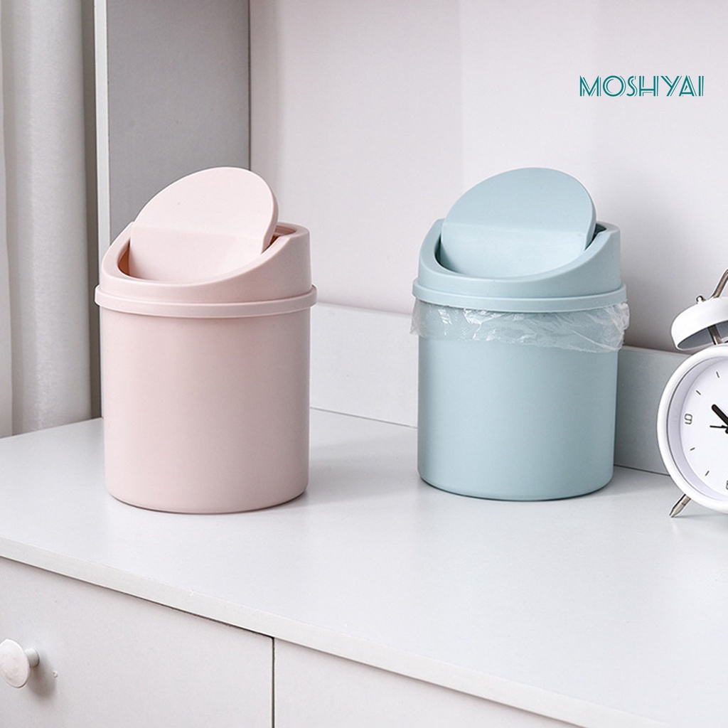 Thùng Rác Mini Bằng Nhựa PP Tiết Kiệm Không Gian Có Thể Tái Sử Dụng