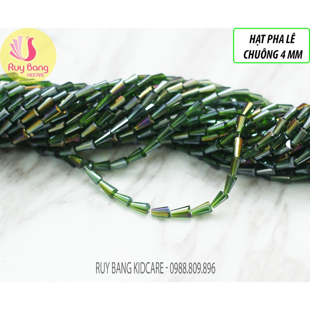 Hạt pha lê chuông 4mm