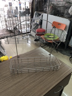 Kệ gia vị inox 2 tầng