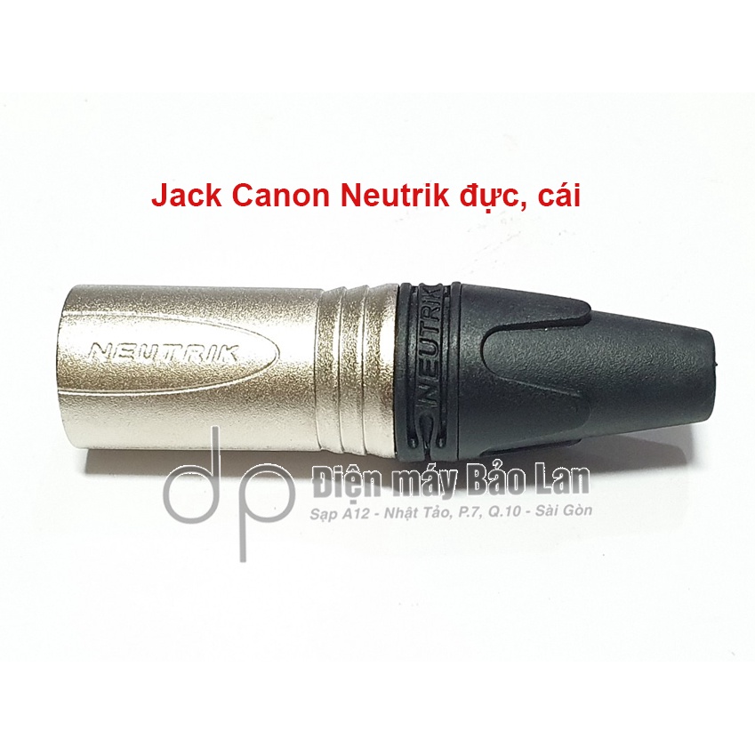 Jack canon NEUTRIK đực, cái