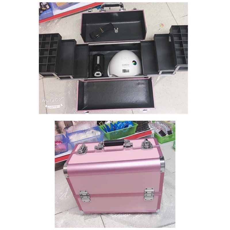 Cốp Nail 3 tầng có khay để sơn,quai đeo