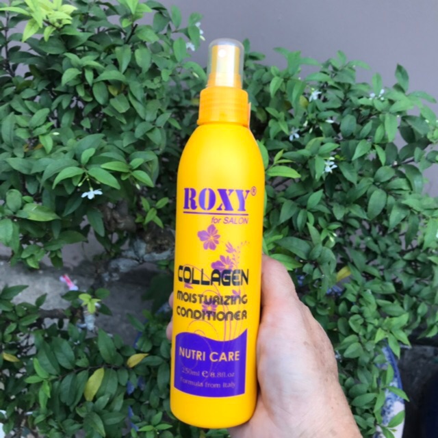 Xịt dưỡng giữ ẩm tóc cao cấp Collagen Roxy 250ml